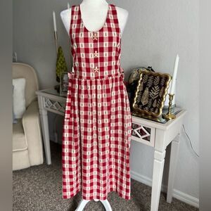 Vintage Marianna Originals Christmas dress gingerbread man